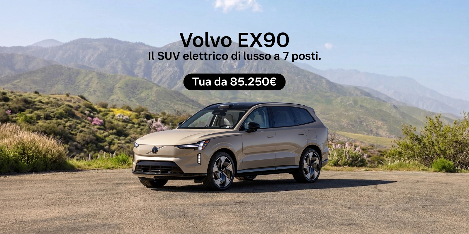 Nuova Volvo EX90 - Tua da 85.250€