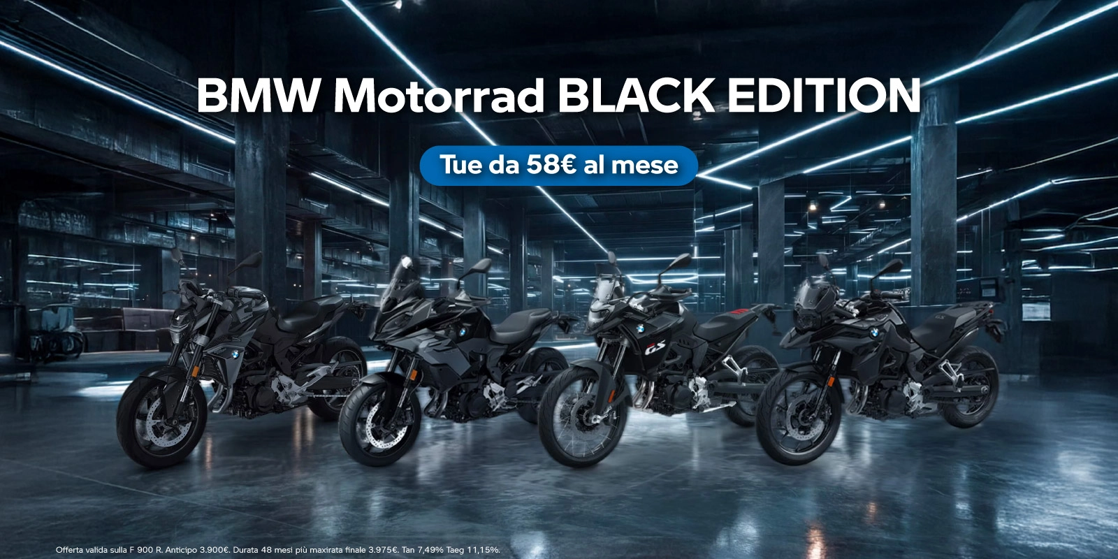 BMW Motorrad Black Edition: scopri tutte le occasioni disponibili in pronta consegna