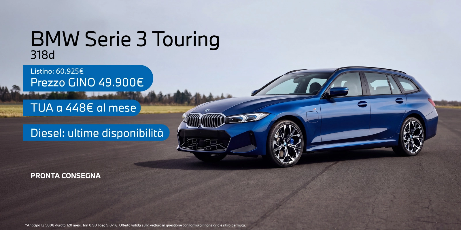 Nuova BMW Serie 3 Touring - Tua a partire da 448€/mese