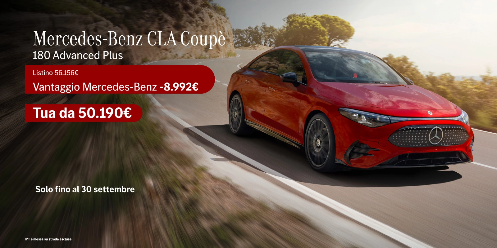 Nuova Mercedes-Benz CLA - Tua da 50.190€
