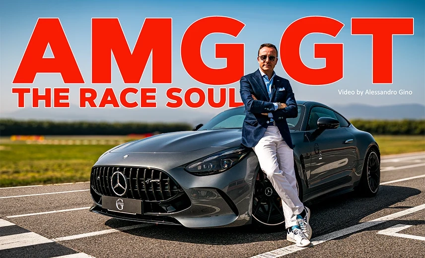 Con Alessandro Gino il test drive Mercedes GT 63 Unveiled: The Symphony of the Star.