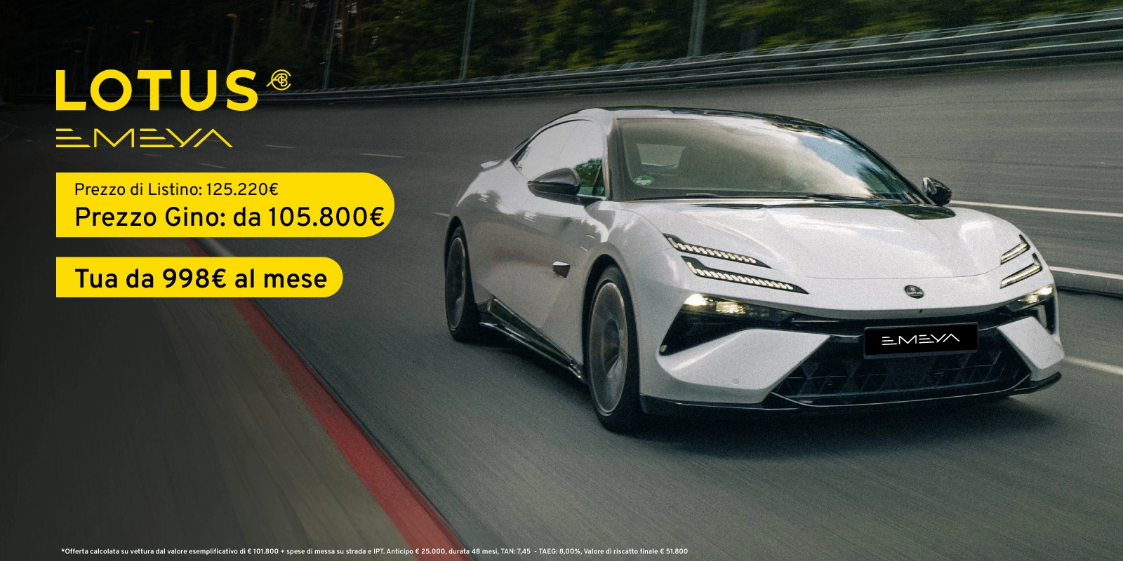 Lotus Emeya, l'Hyper GT 100% elettrica