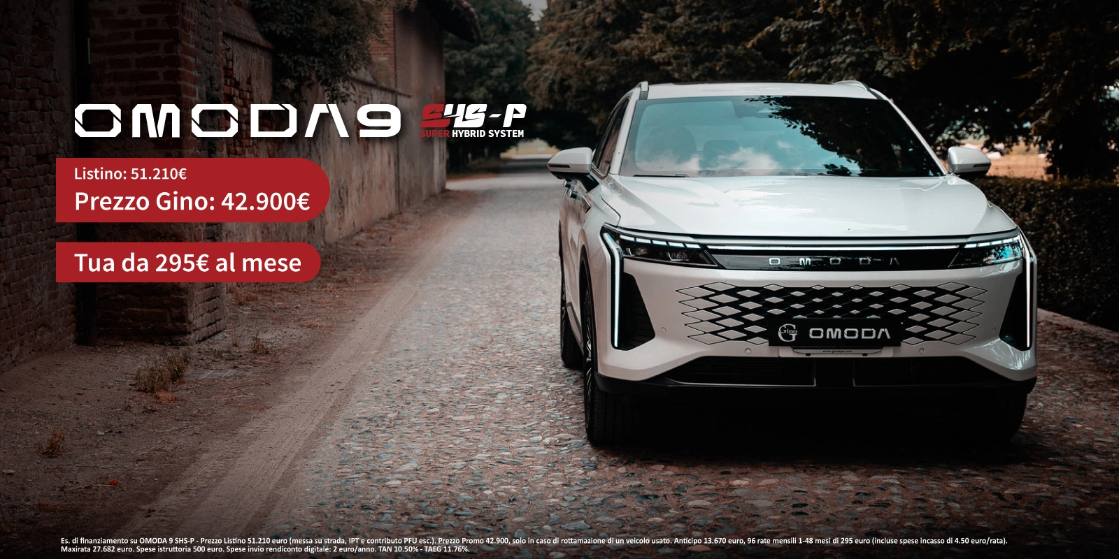 Nuova Omoda 9 SHS-P - Tua a partire da 299€/mese