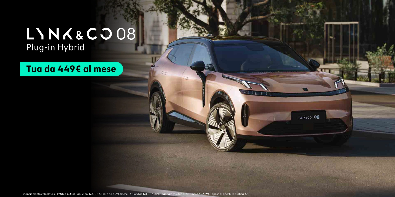 Nuova LINK & CO 08 - Tua a partire da 449€/mese