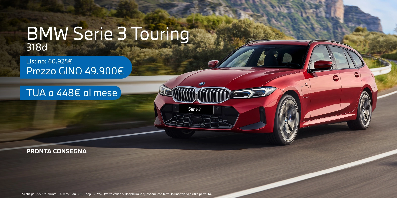 Nuova BMW Serie 3 Touring - Tua a partire da 448€/mese