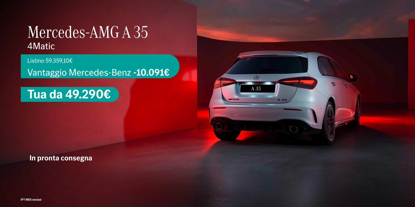 Mercedes-AMG Classe A 35 - tua da 49.290€