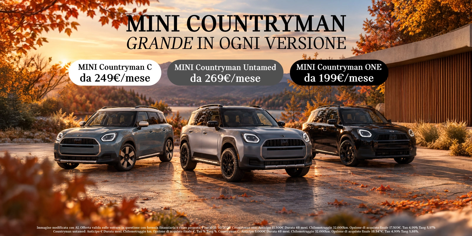 Gamma Mini Countryman - a partire da 199€/mese
