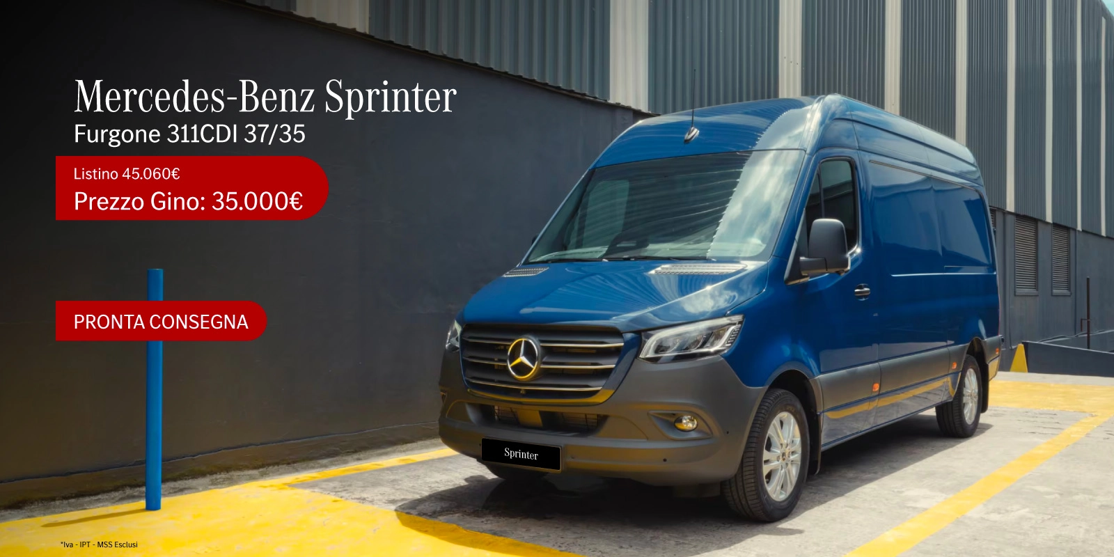 Nuovo Mercedes-Benz Sprinter Furgone - Tuo da 35.000€