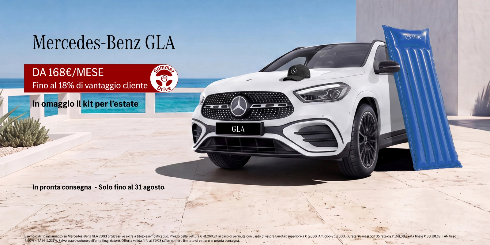 Nuova Mercedes-Benz GLA - Tua a partire da 168€/mese