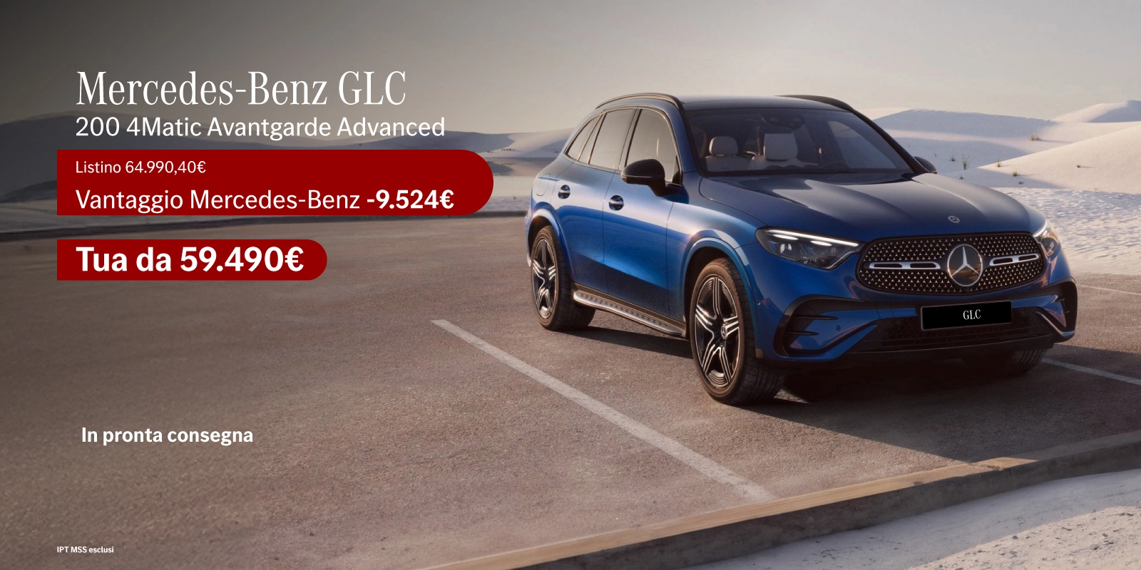 Nuovo Mercedes-Benz GLC - tuo da 59.490€