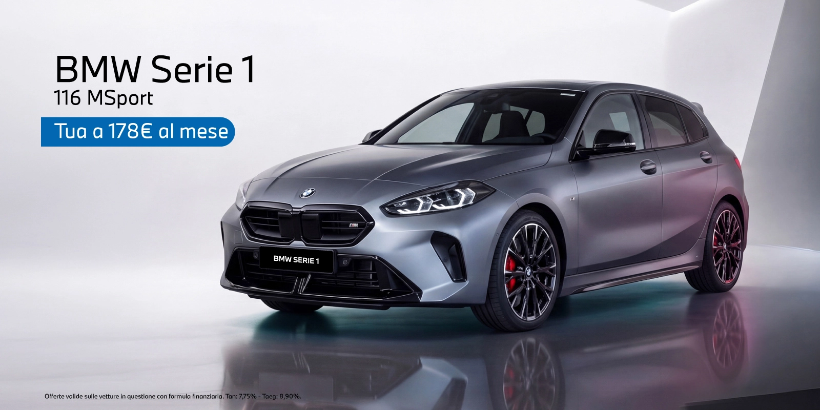 Nuova BMW Serie 1 - Tua a partire da 178€/mese