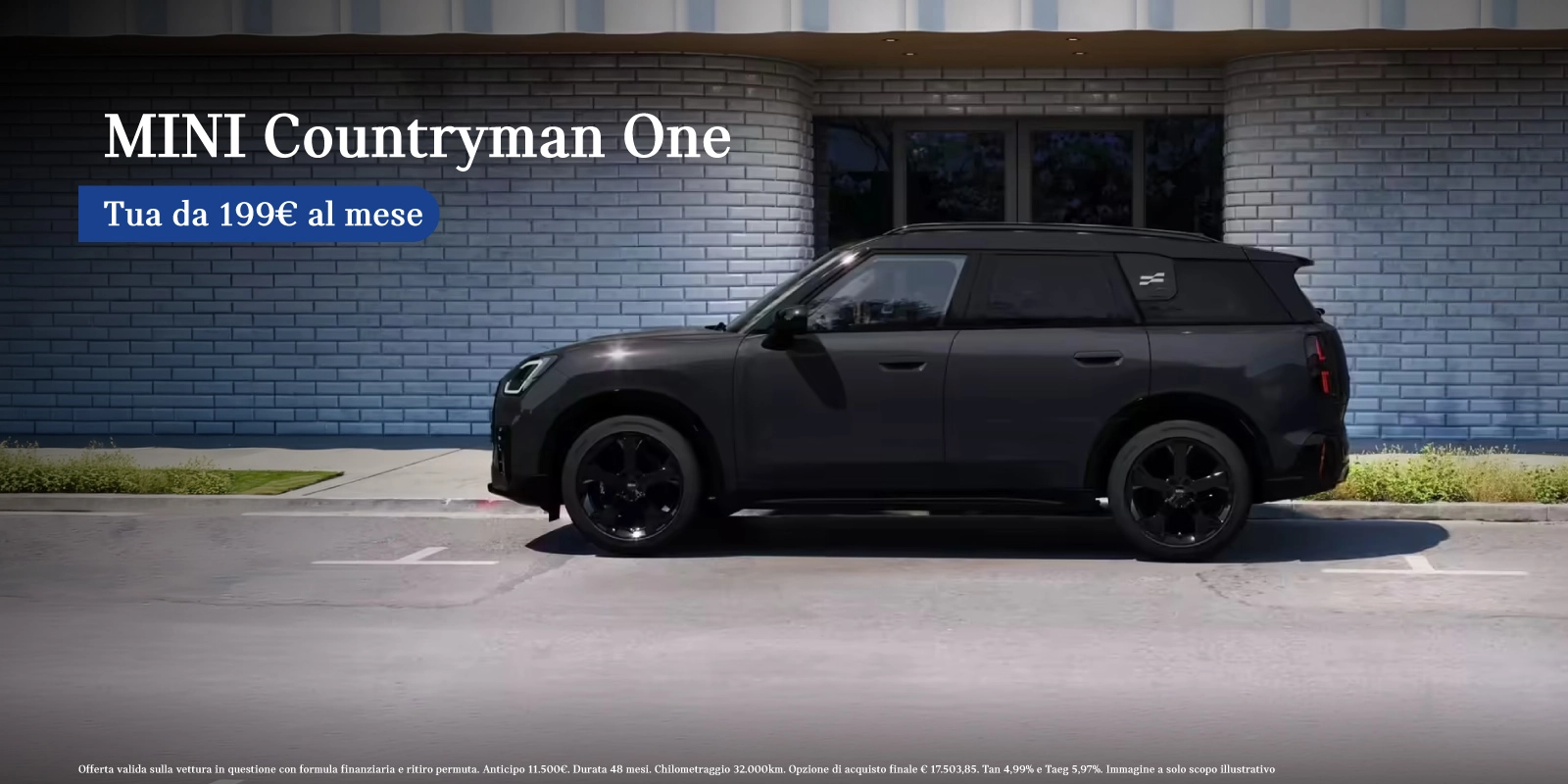Nuova Mini Countryman ONE - Tua a partire da 199€/mese