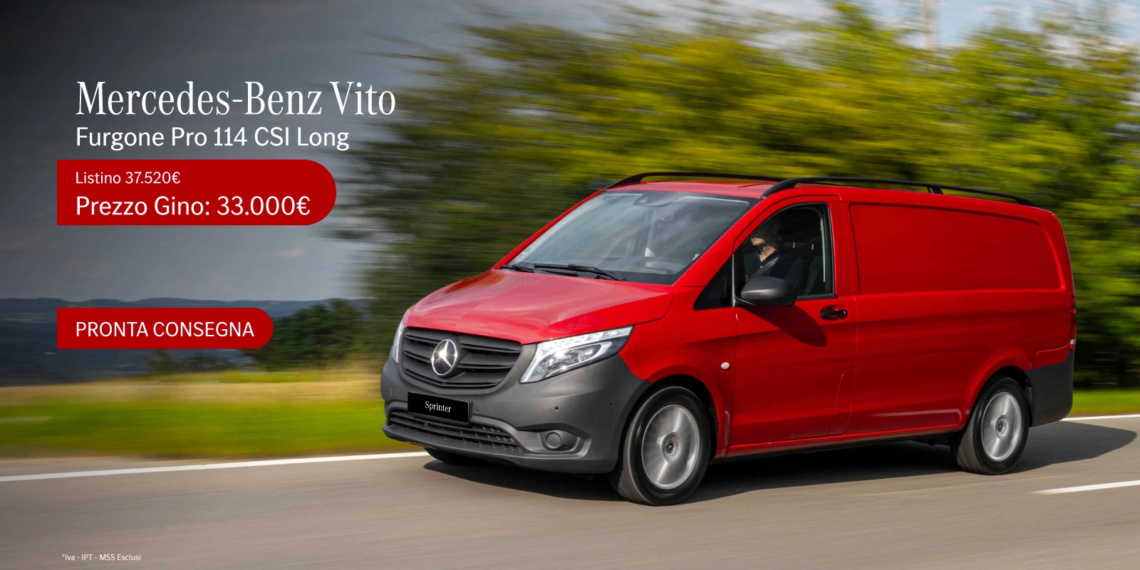 Nuovo Mercedes-Benz Vito Furgone - Tuo da 33.000€