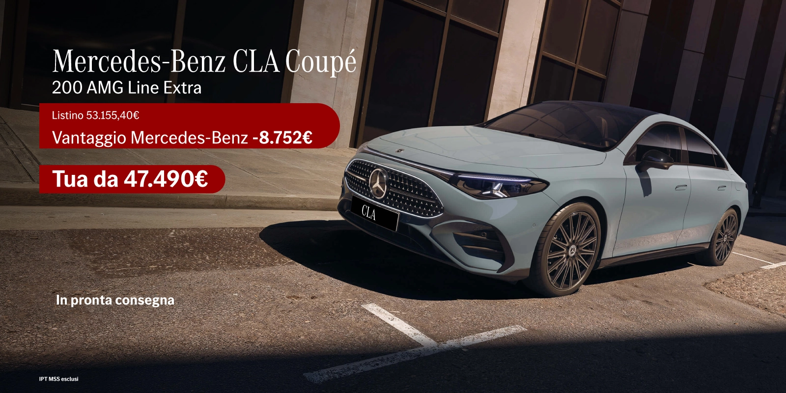 Nuova Mercedes-Benz CLA - Tua da 47.490€
