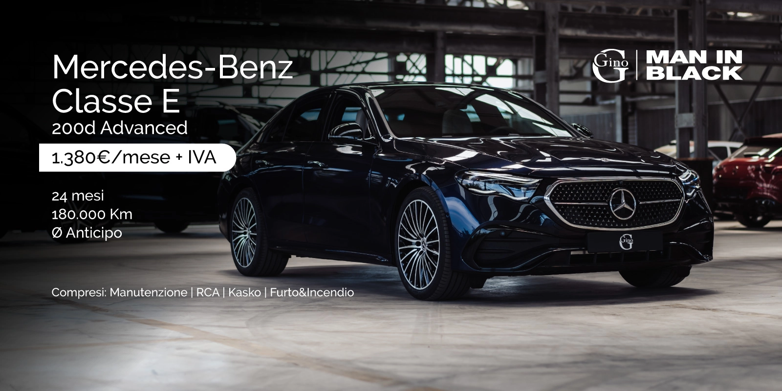 Mercedes-Benz Classe E da 1.380€/mese