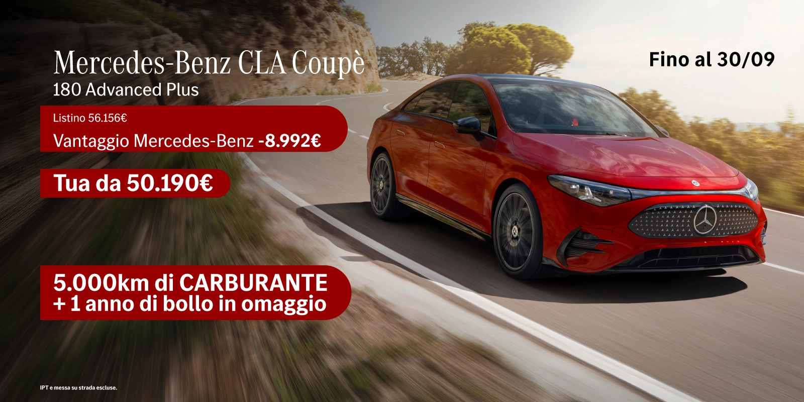 Nuova Mercedes-Benz CLA - Tua da 50.190€