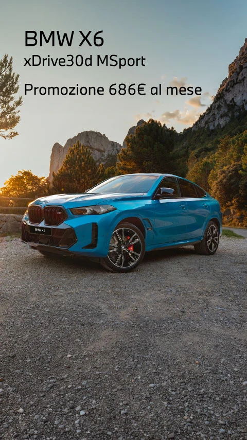 BMW X6 - Tua da 686€ al mese