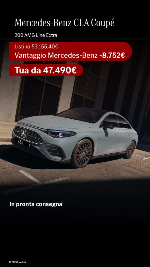 Nuova Mercedes-Benz CLA - Tua da 47.490€