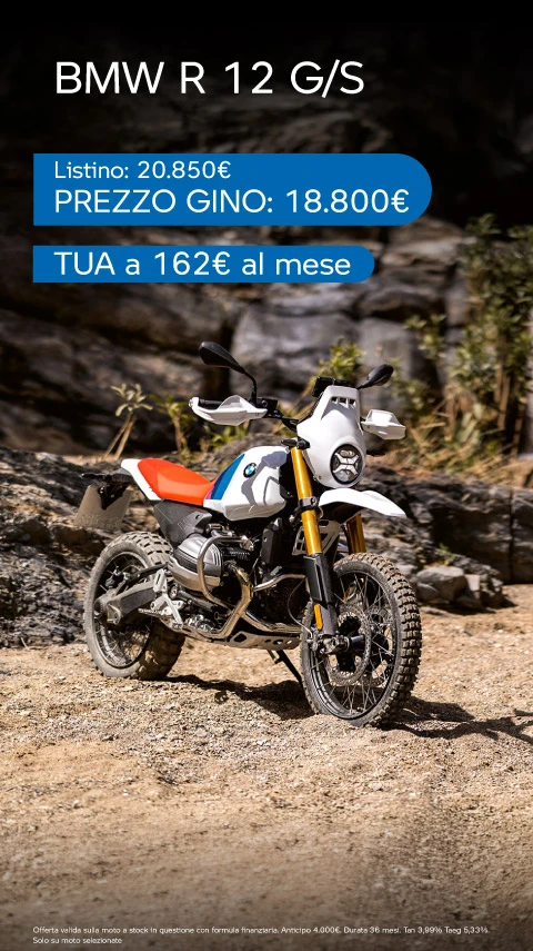 BMW Motorrad R 12 G/S: tua a 162€ al mese