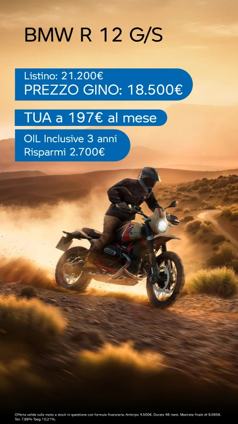 BMW Motorrad R 12 G/S: tua a 197€ al mese