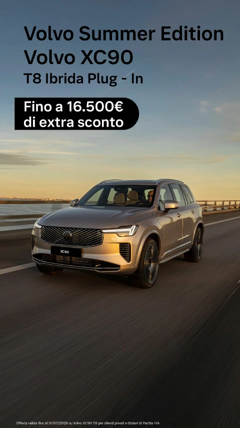 Nuova Volvo XC90 - Fino a 16.500€ di Extra sconto
