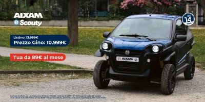 Nuova Aixam e-Scouty - Tua a partire da 89€/mese