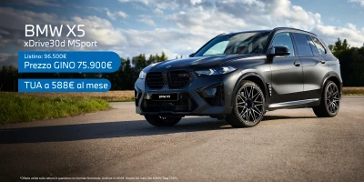 Nuova BMW X5 - Tua a partire da 588€/mese