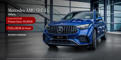 Nuovo Mercedes-AMG GLC 43 tua da: 852€ al mese