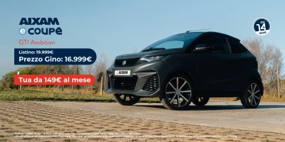 Nuova Aixam eCoupe GTI Ambition - Tua a partire da 149€/mese