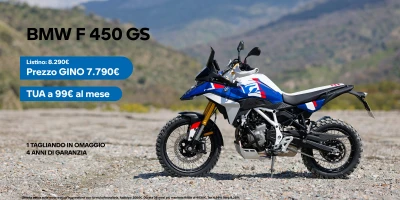 BMW F 450 GS: tua a 99€ al mese