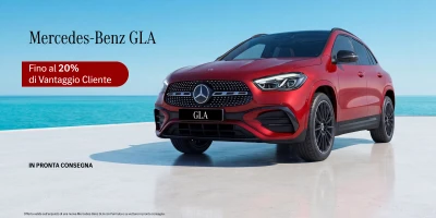 Fino al 20% di vantaggio cliente su Mercedes-Benz GLA