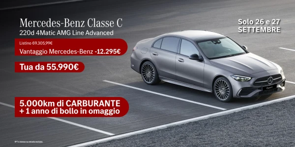 Nuova Mercedes-Benz Classe C - Tua a partire da 55.990€