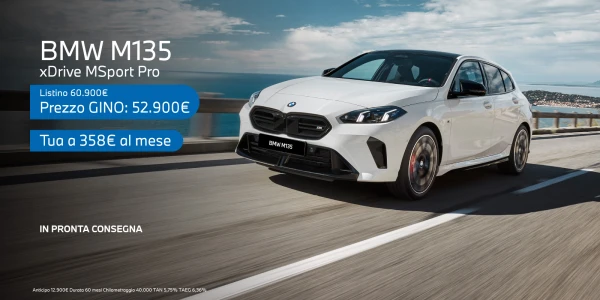Nuova BMW Serie 1 M135i - Tua a partire da 358€/mese