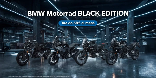 BMW Motorrad Black Edition: scopri tutte le occasioni disponibili in pronta consegna