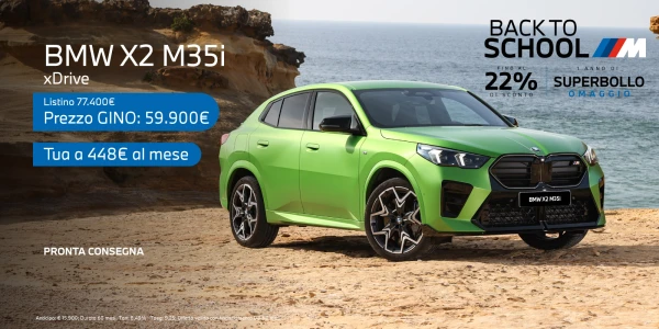 Nuova BMW X2 M35i - Tua a partire da 448€/mese