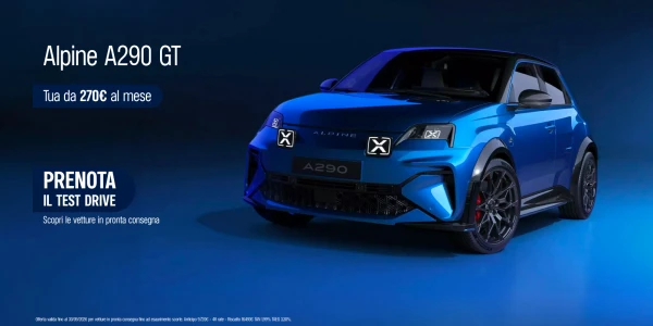Alpine A290 - Tua da 270€ al mese