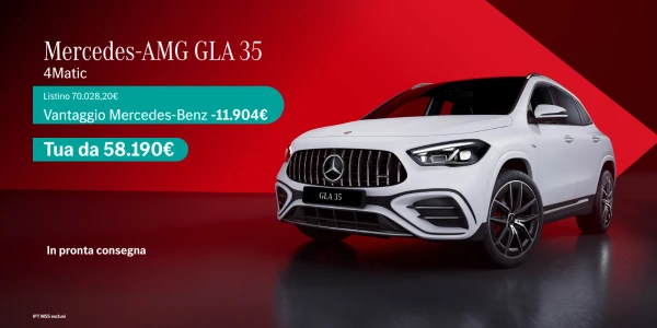 Mercedes-AMG GLA 35 - tua da 58.190€