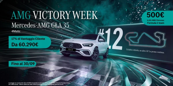Mercedes-AMG GLA 35 tua con il 17% di Vantaggio cliente.