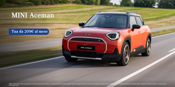 Nuova Mini Aceman - Tua a partire da 209€/mese