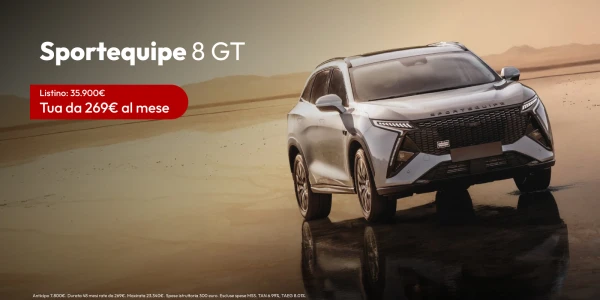 Nuova Sportequipe 8GT - Tua da 269€ al mese