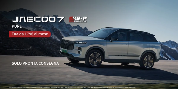 Nuova Jaecoo 7 SHS-P - Tua da 179€ al mese