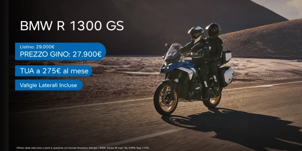BMW R 1300 GS: tua a 275€ al mese