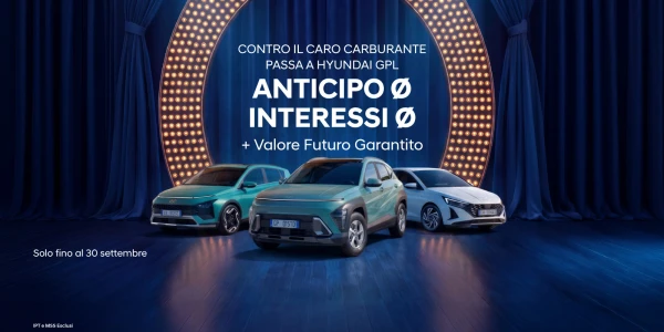 Contro il caro carburanti - Passa a Hyundai GPL