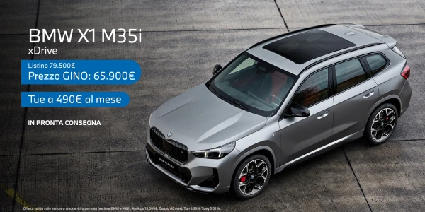 Nuova BMW X1 M35i - Tua a partire da 490€/mese