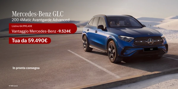 Nuovo Mercedes-Benz GLC - tuo da 59.490€