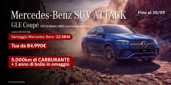 Nuova Mercedes-Benz GLE Coupè - Tua da 84.900€