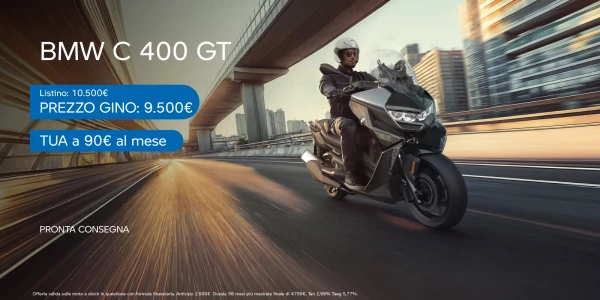 BMW C 400 GT: Tuo a 90€ al mese