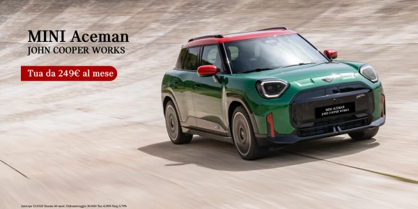 Nuovo Mini Aceman JCW da 249€ al mese