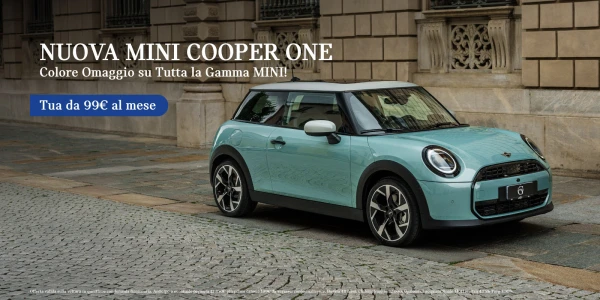 Nuova Mini Cooper ONE 3 porte - Tua a partire da 99€/mese