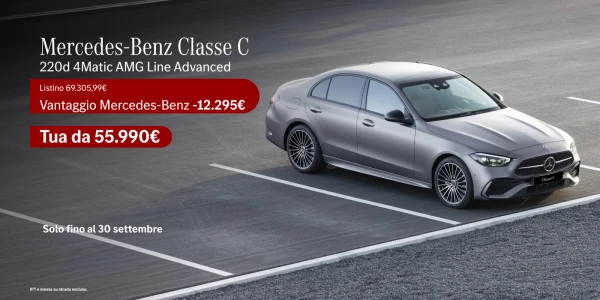 Nuova Mercedes-Benz Classe C - Tua a partire da 55.990€